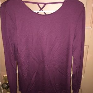 Burgundy long sleeve